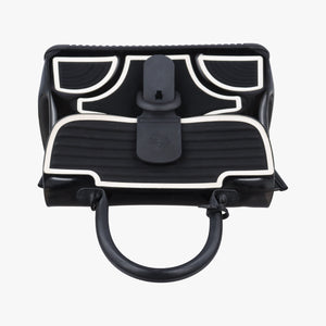 Vintage Delvaux Brillant Black x white Plastic shoulderbag | stylenewstar
