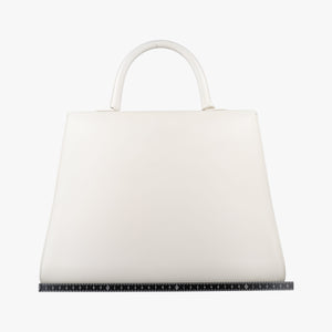Vintage Delvaux Brillant White Leather shoulderbag | stylenewstar