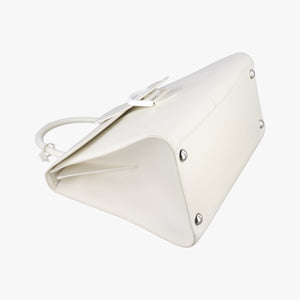 Vintage Delvaux Brillant White Leather shoulderbag | stylenewstar