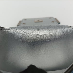 Pre-owned Fendi Cookie Mini Blue Leather 8BS065 handbag | stylenewstar