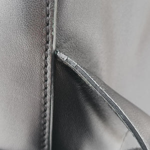 Pre-owned VERSACE La Medusa Black Leather backpack/rucksack | stylenewstar