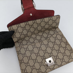 Secondhand Gucci Dionysus beige×red×multicolor PVC coated canvas × suede 421970 shoulderbag | stylenewstar