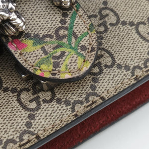 Secondhand Gucci Dionysus beige×red×multicolor PVC coated canvas × suede 421970 shoulderbag | stylenewstar