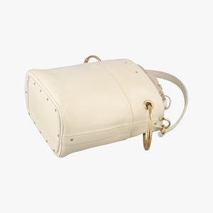 Pre-owned Chloe ROY White Leather handbag | stylenewstar