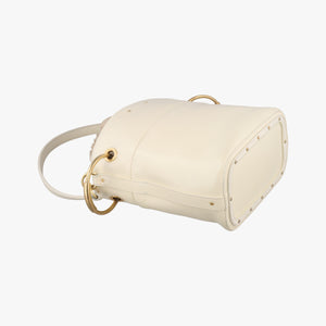 Pre-owned Chloe ROY White Leather handbag | stylenewstar