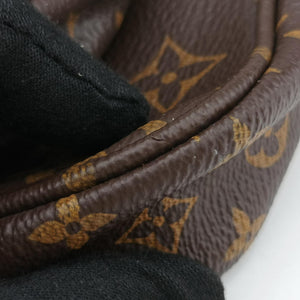 Pre-owned Louis Vuitton MULTI POCHETTE ACCESSOIRES MARRON×ROSE CLAIRE Monogram Canvas M44840 shoulderbag | stylenewstar
