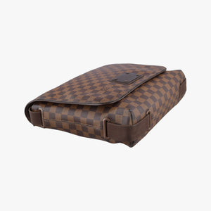 Secondhand Louis Vuitton BROOKLYN MM EBENE Damier Canvas N51211 shoulderbag | stylenewstar