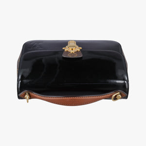 Pre-owned Louis Vuitton Cherrywood BB brown×black Monogram Canvas×Vernis M51953 shoulderbag | stylenewstar