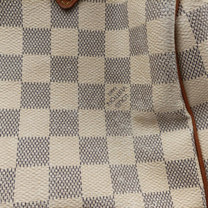 Pre-owned Louis Vuitton Speedy 25 AZUR Damier Canvas N41534 handbag | stylenewstar