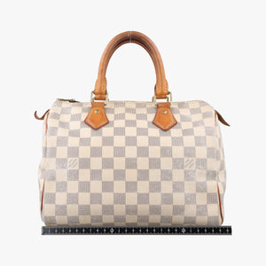 Pre-owned Louis Vuitton Speedy 25 AZUR Damier Canvas N41534 handbag | stylenewstar