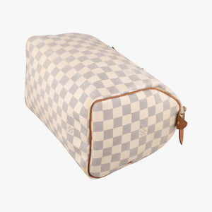 Pre-owned Louis Vuitton Speedy 25 AZUR Damier Canvas N41534 handbag | stylenewstar