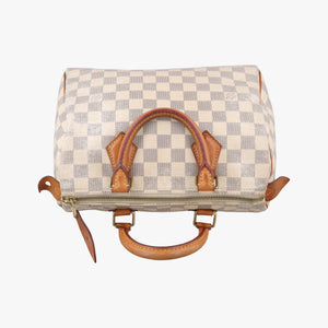 Pre-owned Louis Vuitton Speedy 25 AZUR Damier Canvas N41534 handbag | stylenewstar
