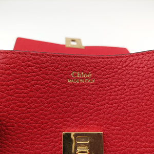 Pre-owned Chloe DREW Red Leather shoulderbag | stylenewstar