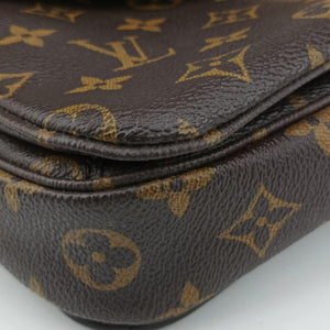 Pre-owned Louis Vuitton Pochette Metis MM Brown Monogram Canvas M44875 shoulderbag | stylenewstar