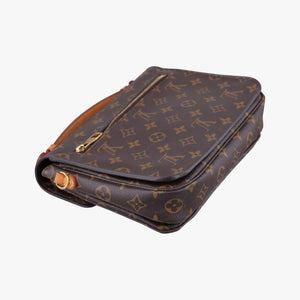 Pre-owned Louis Vuitton Pochette Metis MM Brown Monogram Canvas M44875 shoulderbag | stylenewstar