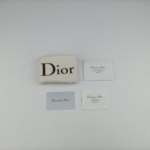 Pre-owned Christian Dior Trotter Romantic Chain Heart White pvc coated canvas handbag | stylenewstar