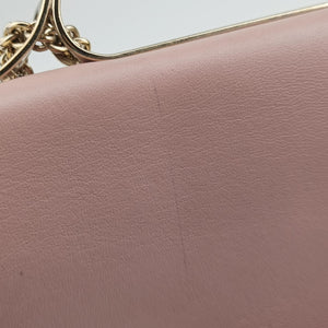 Pre-owned Valentino Rockstud Va Va Voom Pink Leather shoulderbag | stylenewstar