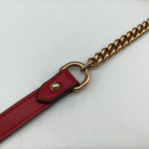 Pre-owned Gucci GG Marmont Red Leather 448065 shoulderbag | stylenewstar