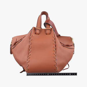 Pre-owned Loewe hammock Brown leather shoulderbag | stylenewstar