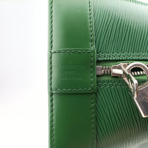 Pre-owned Louis Vuitton Alma GM green epi M40627 handbag | stylenewstar
