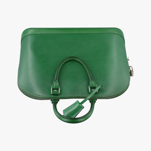 Pre-owned Louis Vuitton Alma GM green epi M40627 handbag | stylenewstar