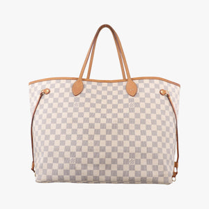 Secondhand Louis Vuitton NEVERFULL GM Azur Damier Canvas N51108 shoulderbag | stylenewstar