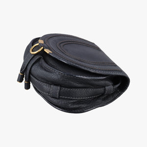 Pre-owned Chloe Mercy Black Leather shoulderbag | stylenewstar