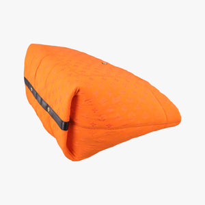 Pre-owned Louis Vuitton Scuba MM Orange Leather×Microfiber M92803 shoulderbag | stylenewstar