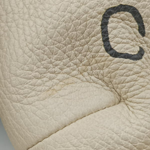 Pre-owned Gucci Print White Leather 493869 bum bag/waist bag | stylenewstar