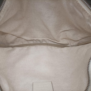 Pre-owned Gucci Print White Leather 493869 bum bag/waist bag | stylenewstar