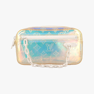 Pre-owned Louis Vuitton Pochette Volga prism pvc vinyl M55261 clutchbag | stylenewstar