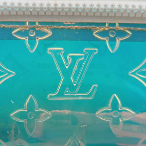 Pre-owned Louis Vuitton Pochette Volga prism pvc vinyl M55261 clutchbag | stylenewstar