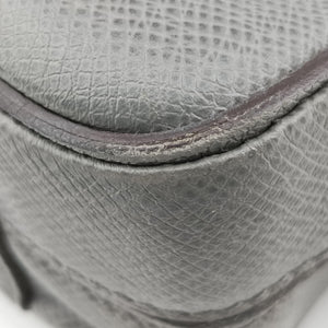 Pre-owned Louis Vuitton Porto Document Business MM Glacier Taiga M32952 handbag | stylenewstar