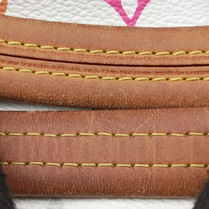 Pre-owned Louis Vuitton CLAUDIA white Monogram Multicolor M40193 shoulderbag | stylenewstar