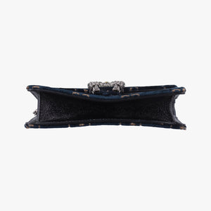 Pre-owned Gucci Dionysus Navy velour 476432 shoulderbag | stylenewstar