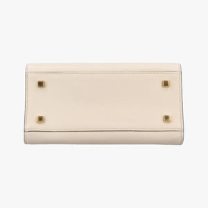 Pre-owned Valextra Iside Beige Calfskin shoulderbag | stylenewstar