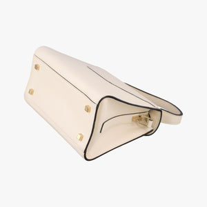Pre-owned Valextra Iside Beige Calfskin shoulderbag | stylenewstar