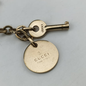 Pre-owned Gucci Web Treasure Flap White×Multicolour Leather×Canvas 145999 shoulderbag | stylenewstar