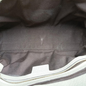 Pre-owned Gucci Web Treasure Flap White×Multicolour Leather×Canvas 145999 shoulderbag | stylenewstar