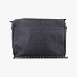 Pre-owned Fendi Zucca Grey leather 7VA195 shoulderbag | stylenewstar
