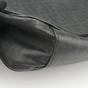 Pre-owned Fendi Zucca Grey leather 7VA195 shoulderbag | stylenewstar
