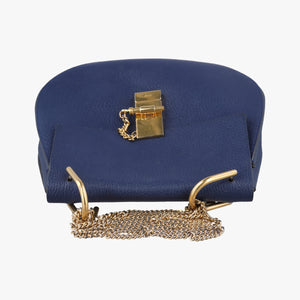 Secondhand Chloe DREW Navy Leather shoulderbag | stylenewstar
