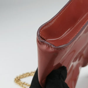 Secondhand Ferragamo Ginny Vara Red Leather shoulderbag | stylenewstar