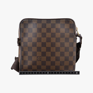 Pre-owned Louis Vuitton Olav PM EBENE Damier Canvas N41442 shoulderbag | stylenewstar
