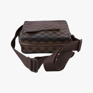 Pre-owned Louis Vuitton Olav PM EBENE Damier Canvas N41442 shoulderbag | stylenewstar