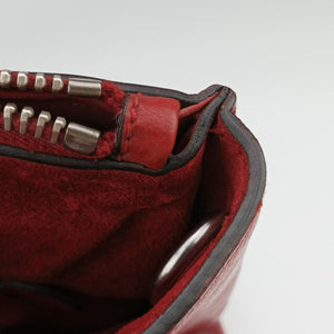 Secondhand Prada Twin Pocket Winged Tote Red Leather BN2619 handbag | stylenewstar