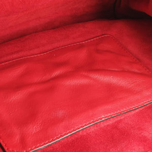 Secondhand Prada Twin Pocket Winged Tote Red Leather BN2619 handbag | stylenewstar