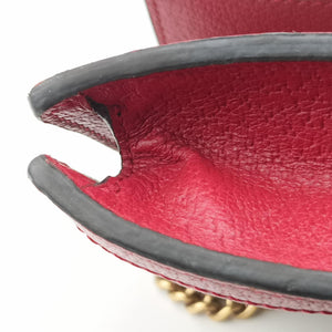 Pre-owned Gucci Queen Margaret Beige×Red×Navy PVC coated canvas×leather 476079 shoulderbag | stylenewstar