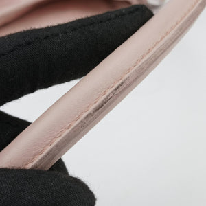Pre-owned Christian Dior Lovely Trotter Pink Cotton Canvas × Leather handbag | stylenewstar
