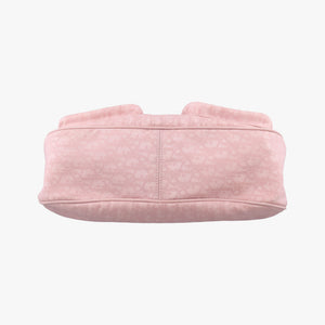 Pre-owned Christian Dior Lovely Trotter Pink Cotton Canvas × Leather handbag | stylenewstar